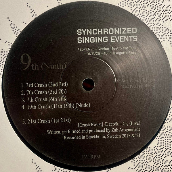 Ecco2k : Cr₂ (Live) (LP, EP)