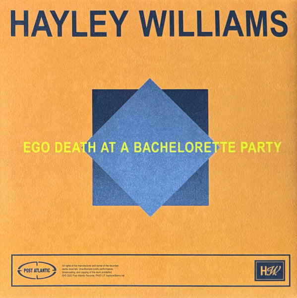 Hayley Williams : Ego Death At A Bachelorette Party (2xLP, Album, Ltd, Tea)